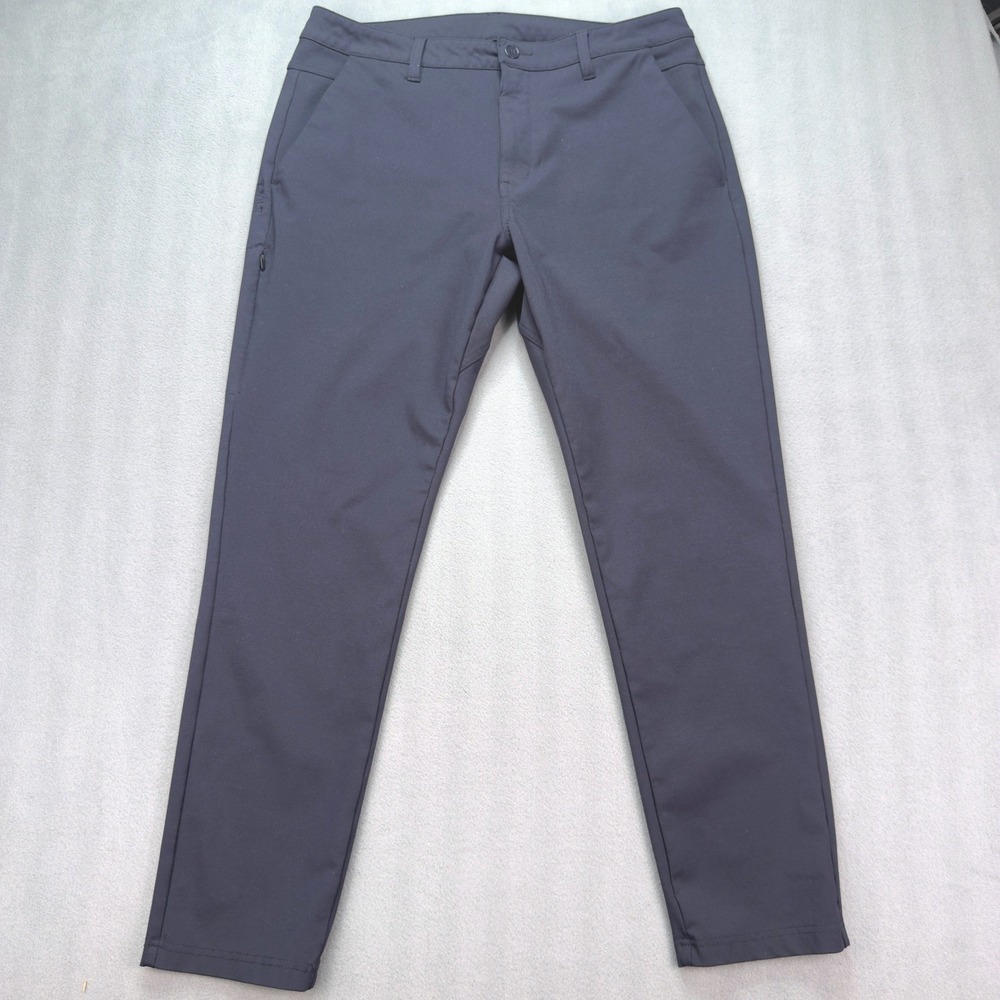 BYLT Everyday Pant 2.0 Slim Fit Size 38 Navy Blue Mens Stretch Trousers